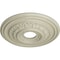 Ekena Millwork Orleans Ceiling Medallion (Fits Canopies up to 4 5/8"), 17 5/8"OD X 3 5/8"ID X 1 7/8"P, Clear Yellow CM17OLCYF - alternate 4